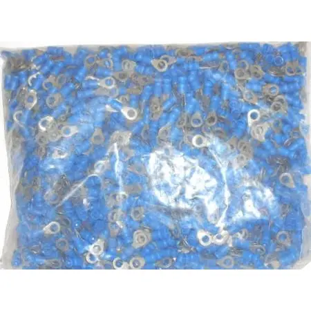 1000-Piece Blue Ring Terminals (16–14 Awg) 1