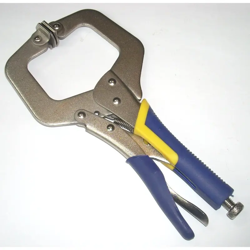 11-Inch Adjustable Swivel-Pad Locking Clamp For Versatile Welding Setups 1