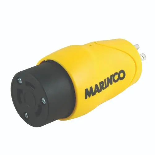 125V Shorepower Straight Male-To-Female Adapter 1