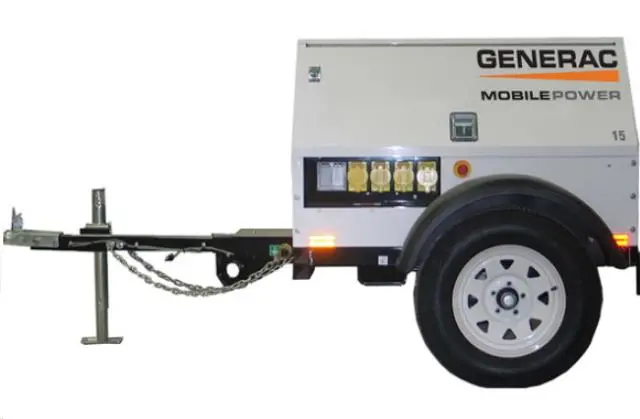 14Kw Diesel-Powered Towable Generator – 110V/240V Single-Phase 1