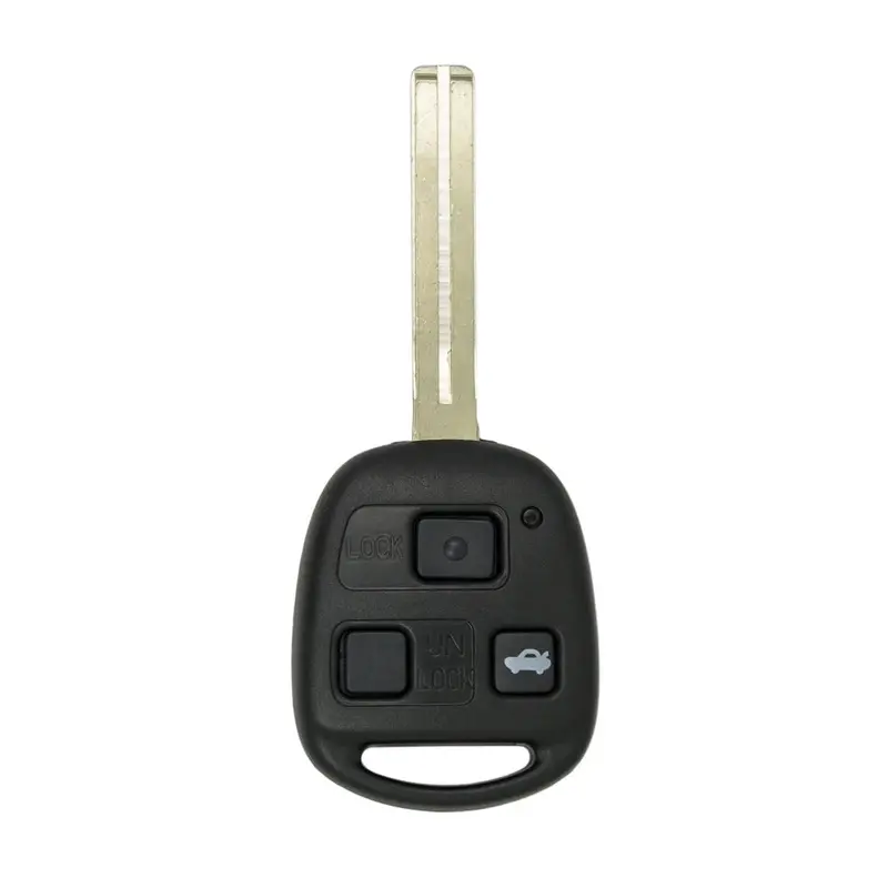 1999 Lexus Sc300 Aftermarket 3-Button Key Fob – Fcc Hyq1512V, 4C Chip, Long-Blade Design (89070-33470) 1
