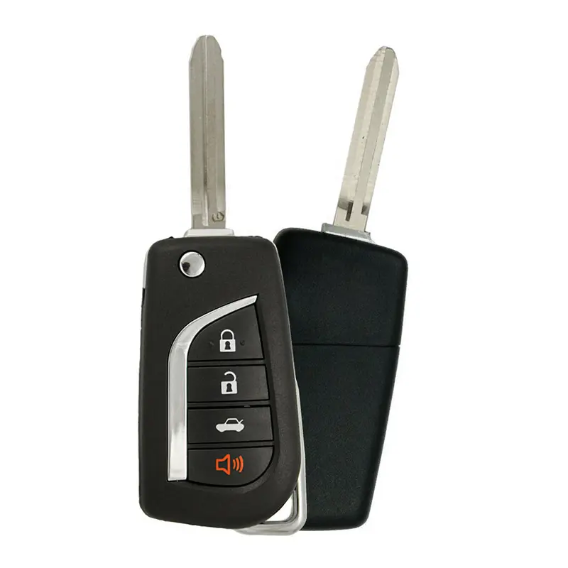 2011 Toyota Camry Flip Key Fob – 4-Button Design With Trunk Actuation – Fcc Ids Hyq12Bby / Hyq12Bdc 1