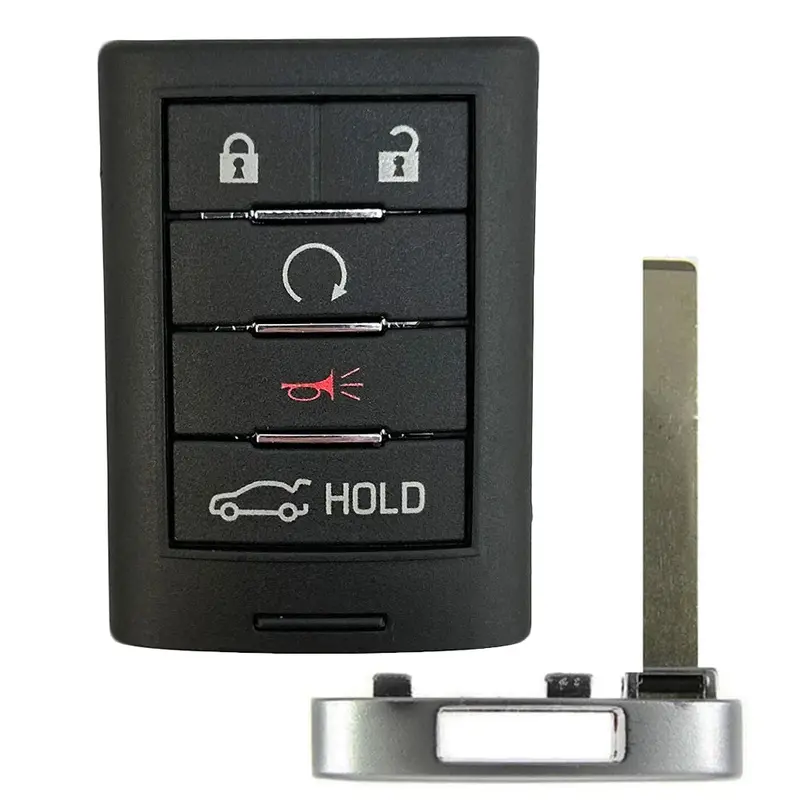 2015–2016 Cadillac Elr Smart Key – 5-Button Oem Fob With Trunk & Remote Start, Fcc Id Nbgg093Ucc (23434879) 1