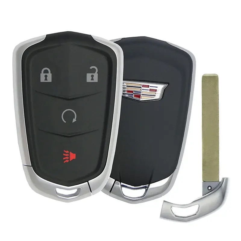 2019–2021 Cadillac Xt4 4-Button Smart Key Fob – Remote Start Compatible – Fcc Id Hyq2Es (Part #13544051)