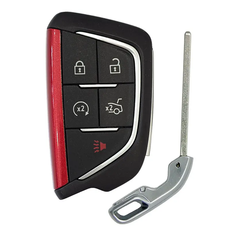 2021–2025 Cadillac Ct4-V/Ct5-V Oem Smart Key Fob – 5-Button Red Remote (Fcc Id: Yg0G20Tb1, Part #85541927) 1