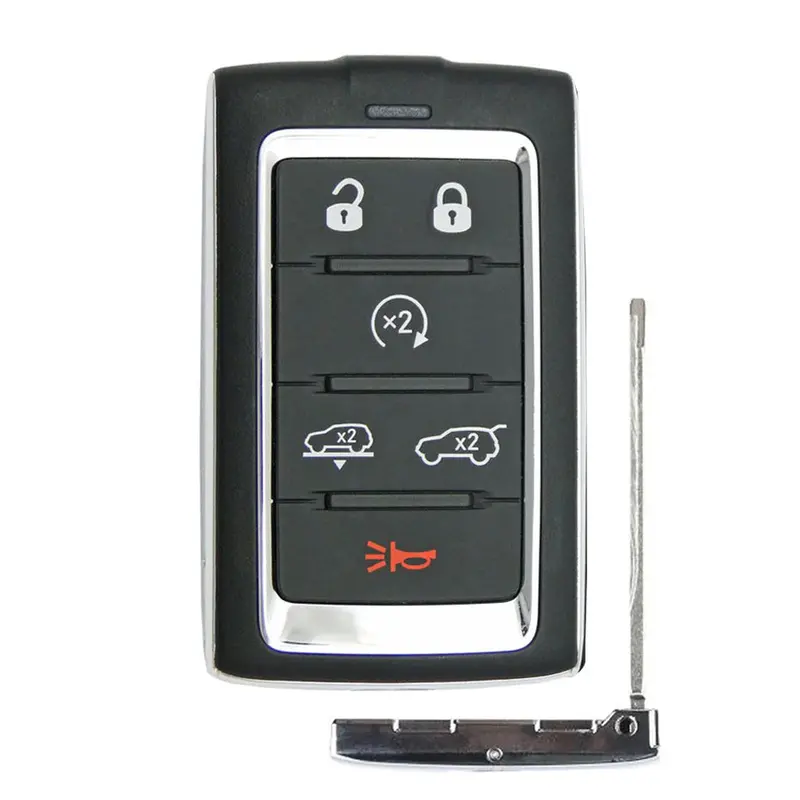 2024–2025 Jeep Grand Wagoneer Factory Smart Key Fob – 6-Button Remote (Fcc Id: 2Bahd-Kfw1, Part #68577132Aa) 1