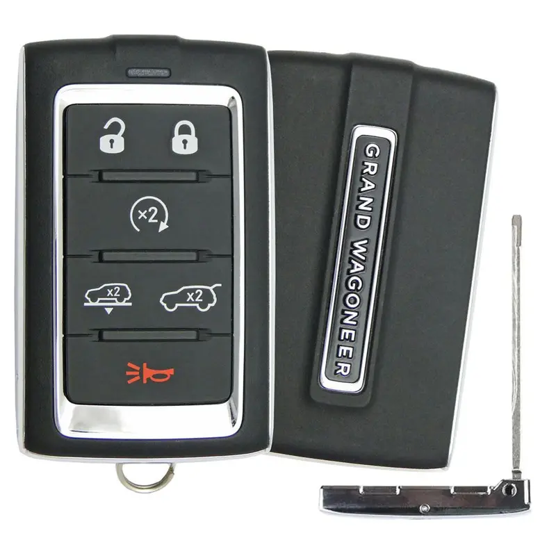 2024 Jeep Grand Wagoneer Original Smart Key Fob – 6-Button Remote (Fcc Id: 2Bahd-Kfw1, Part #68577132Aa) 1