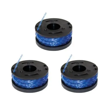 3-Pack .065-Inch Replacement Spools For Sun Joe Trj600C String Trimmer 1