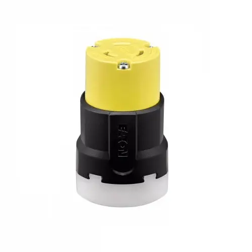 30A Color-Coded 2-Pole 3-Wire Locking Connector 2