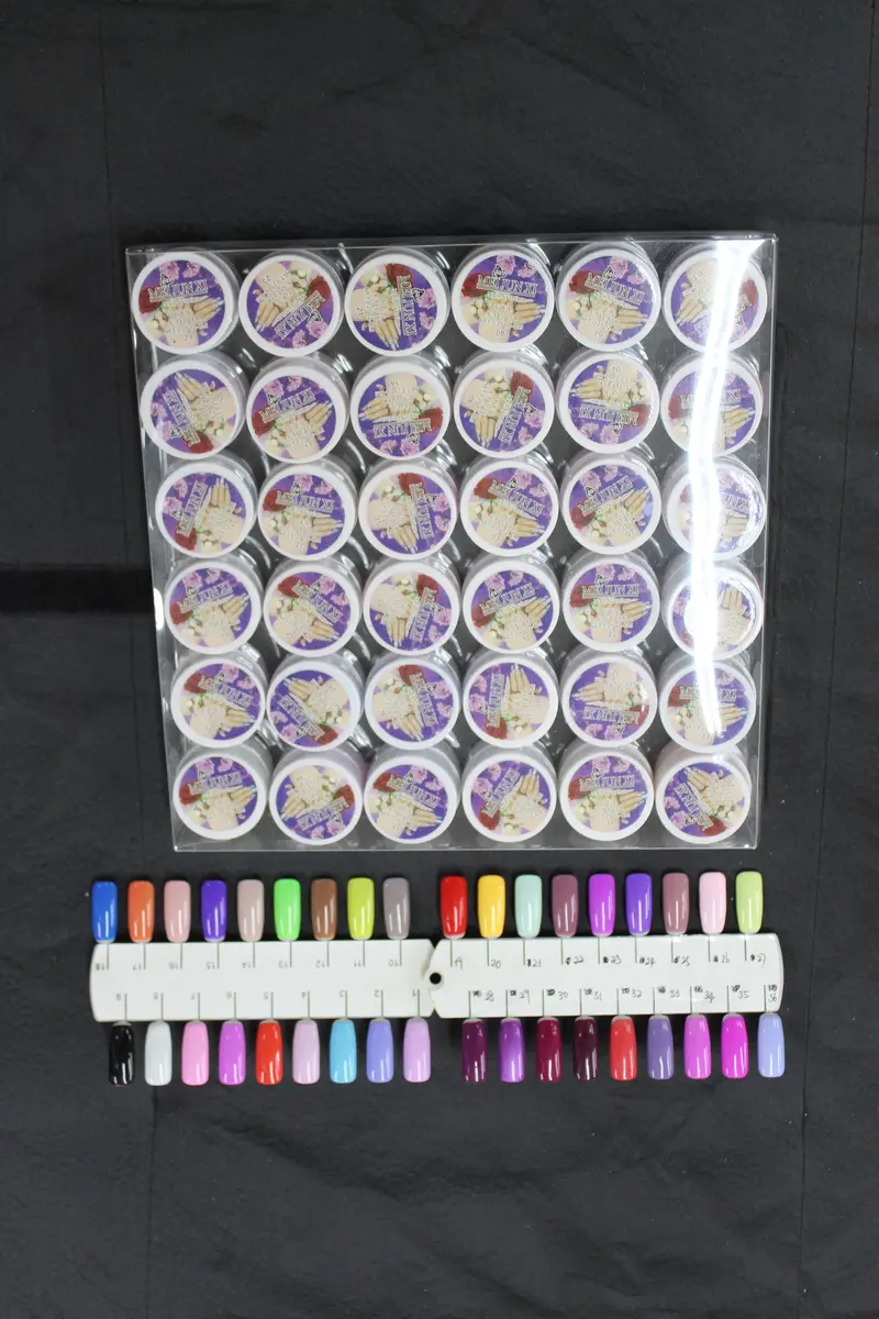 36-Color Professional Nail Gel Palette – Full Spectrum Assortment 1