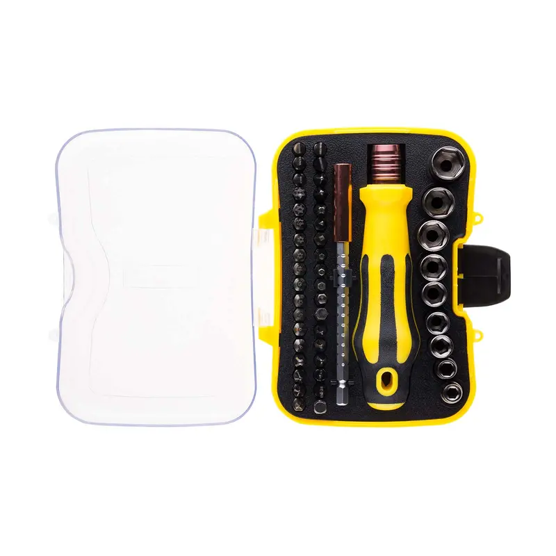 39-Piece Compact Tool Set In Lightweight Plastic Carry Case 1