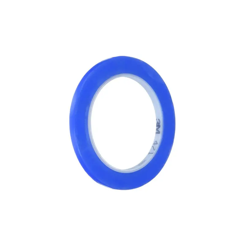 3M Blue Vinyl Electrical Tape – 1/4 Inch Width, High-Conformability Wrap 1