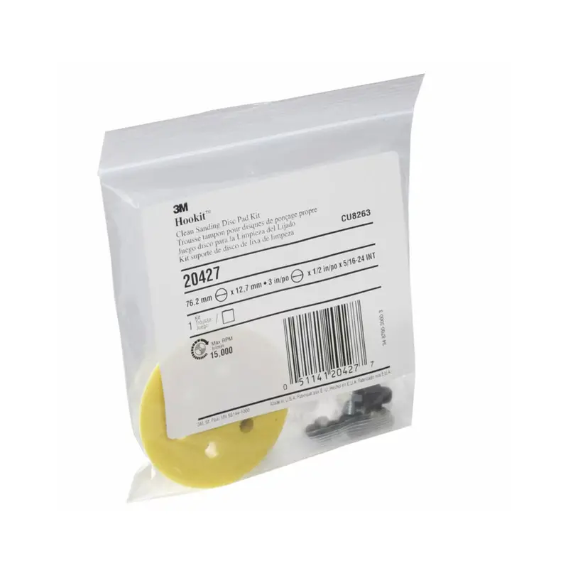 3M Clean Sanding Disc Pad Kit – 3" Compatible With Hook-And-Loop Systems 1