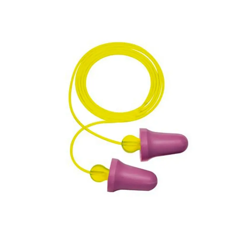 3M Push-To-Fit Corded Earplugs – Pr/1 Noise Reduction Rating 1
