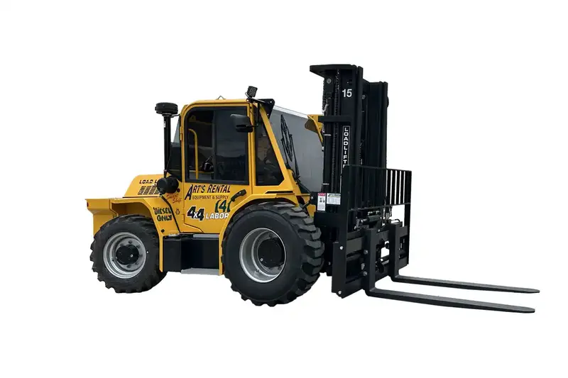 4-Wheel-Drive Forklift – 10,000-Lb Capacity, 15-Foot Lift Height 1