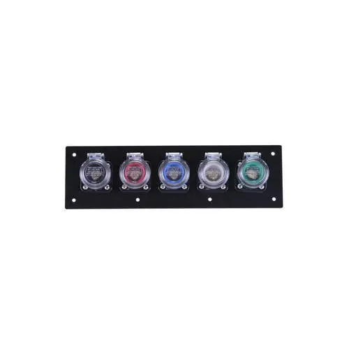 400A 5-Position Male Cam Lock Panel With Dual Set Screws 1