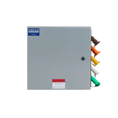 400A Double Set-Screw Camlock Box, 277/480V Ac, Female Neutral Interface 6
