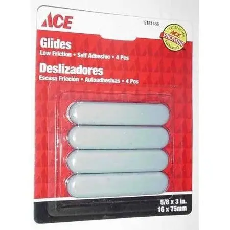 5/8" X 3" Slide Glides – Smooth-Action Drawer Hardware (4-Pack) 1