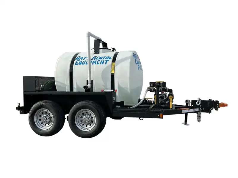 500-Gallon Water Trailer – Portable Liquid Transport For Construction & Landscaping 1