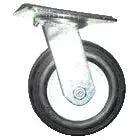 6" Semi-Pneumatic Swivel Caster With Rubber Tread 1