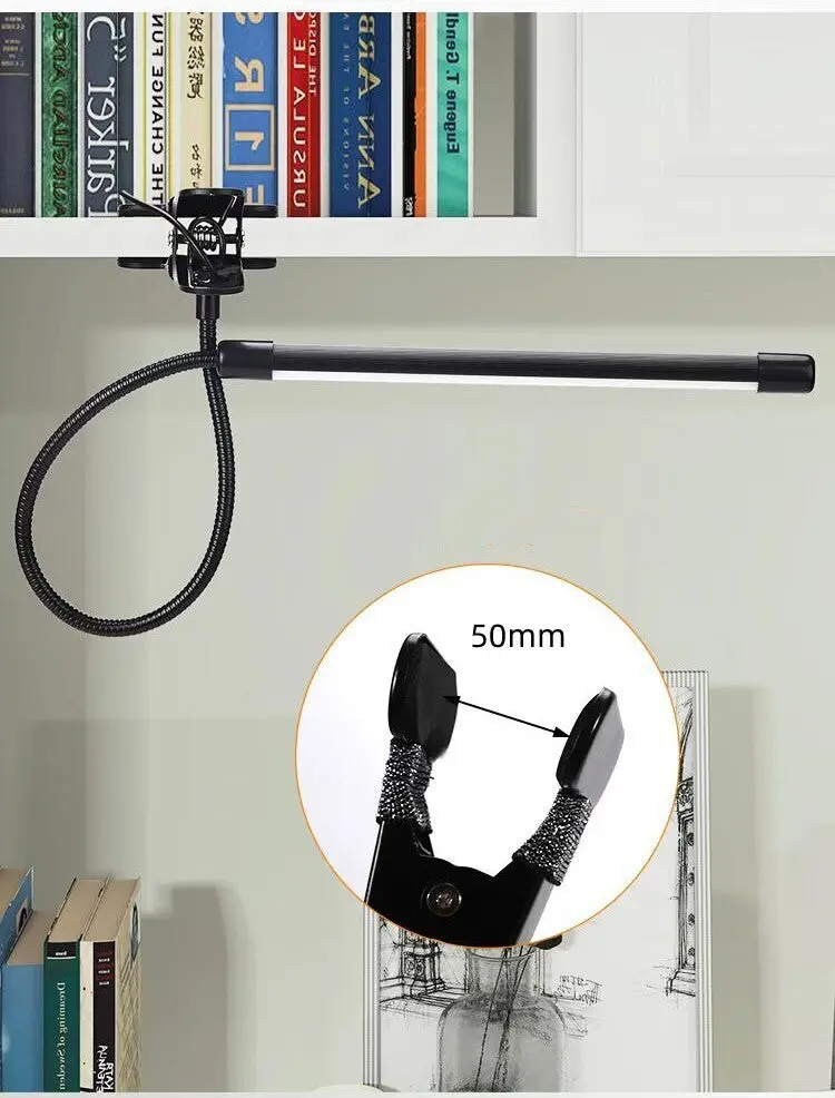 7W Led Clip-On Desk Lamp With Usb Power Cable 1
