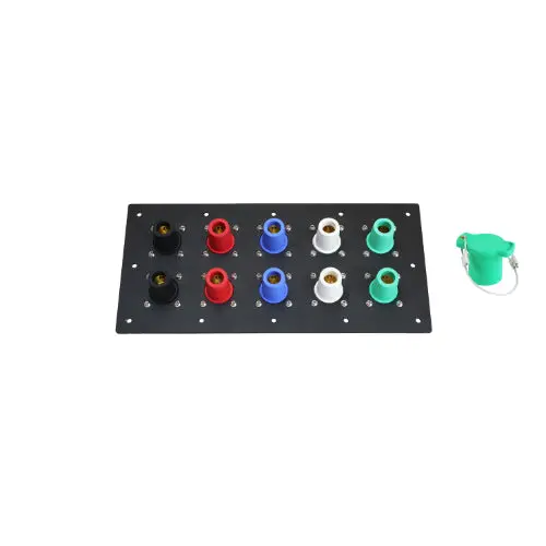 800A Cam Lock Panel – 10-Position, Female Threaded Post Layout 3