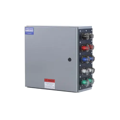 800A Dual-Set-Screw Cam Lock Box — 120/208V, Female Neutral 9