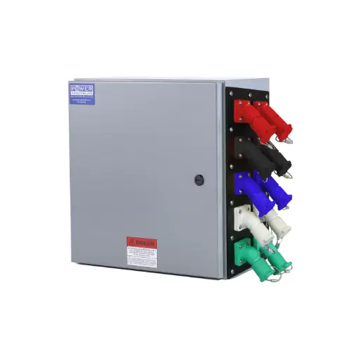 800A Dual-Set-Screw Cam Lock Box — 347/600V, Female Neutral 6