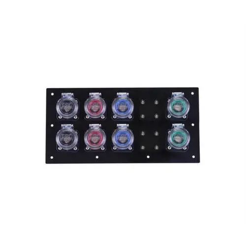 800A Female Double-Set-Screw Cam Lock Panel – 8-Position, Non-Metallic Design 1