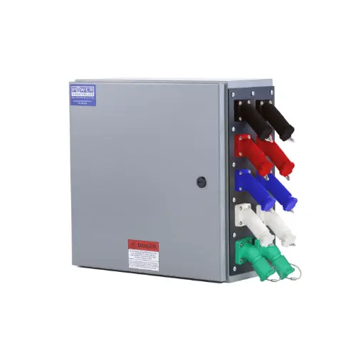 800A Threaded-Post Cam Lock Box — 120/208V, Male Neutral 5