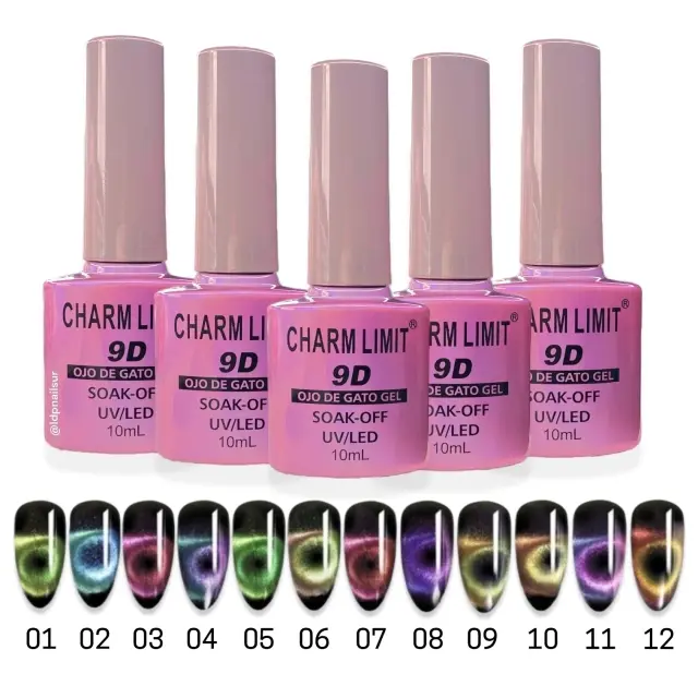 9D Cat Eye Gel Polish Charm (Random Selection) 1