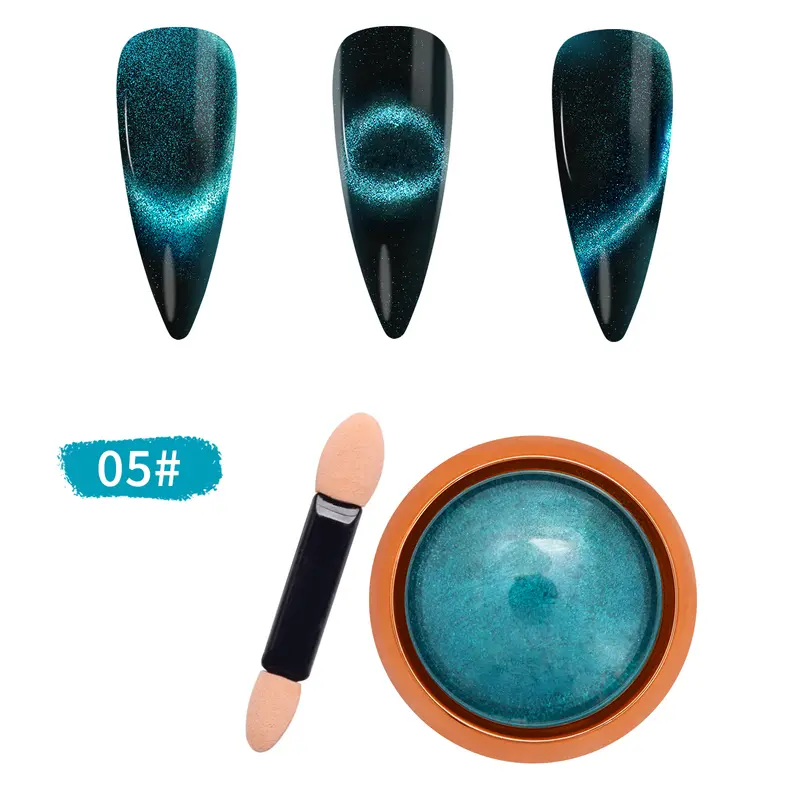 9D Cat Eye Nail Chrome – Shade #5 High-Impact Shine 1