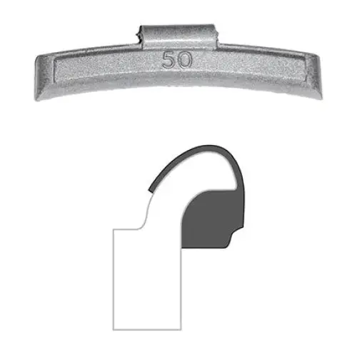 Aa En-Coated Lead Clip-On Wheel Weights – 25 Per Box 1