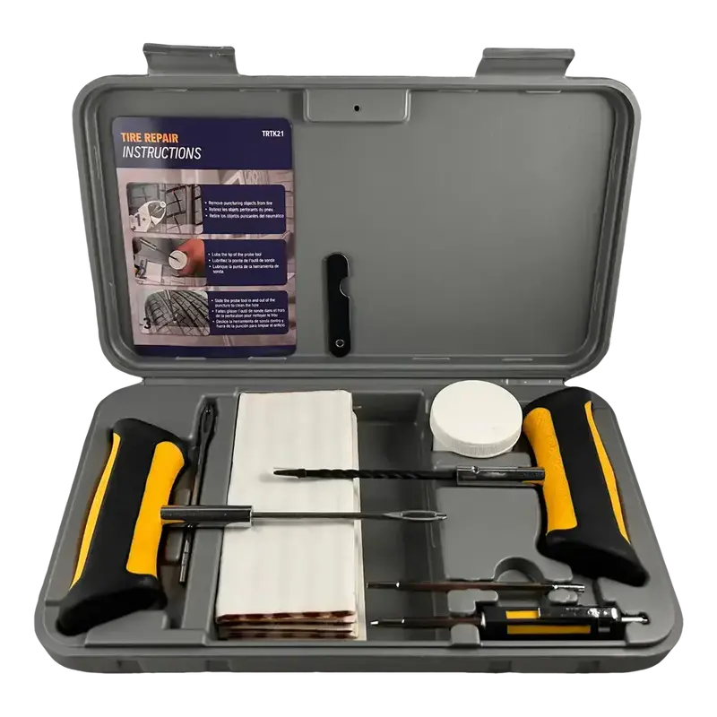 Aa Premium Tire Repair Kit Featuring High-Strength String Insert Method 1