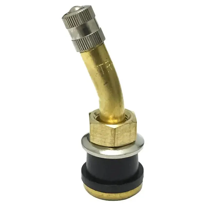 Aa Tr500A 23-Degree Bent Clamp-In Tubeless Valve For Commercial Truck Tires (Each) 1