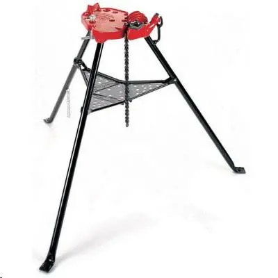 Adjustable Chain Pipe Vise With Tripod Stand (1/8–5 Inch) 1