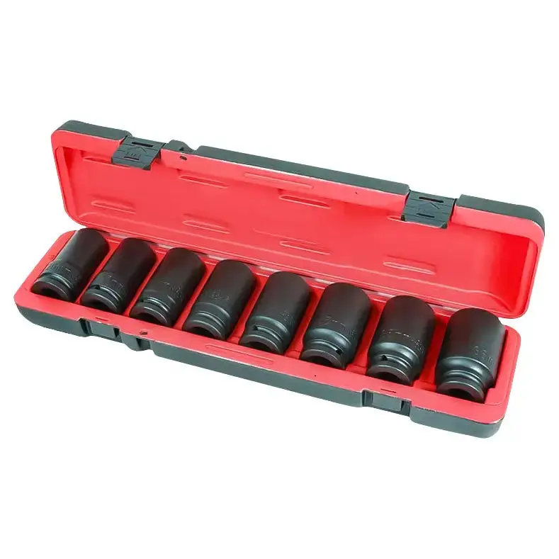 Aff 3/4" Drive Deep Impact Socket Set (26–38 Mm, 8-Piece) With Storage Case – Model 55500 1