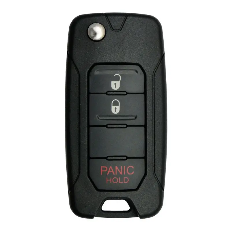 Aftermarket Flip Key Fob For 2015–2018 Jeep Fiat Models – 3-Button Remote (Fcc Id: 2Adftfi5Am433Tx) 1