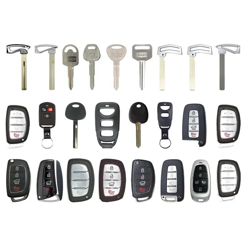 Aks Keys Aftermarket Key Fob Starter Pack – 30 Hyundai Remotes, Shells, Blanks, Blades & Transponder Keys 1