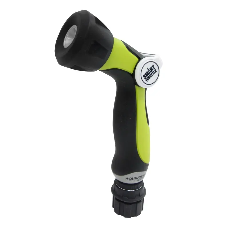 Aqua Joe Ajhn100-Qc Adjustable Hose Nozzle With Smart Throttle & Quick-Connect Fitting 1