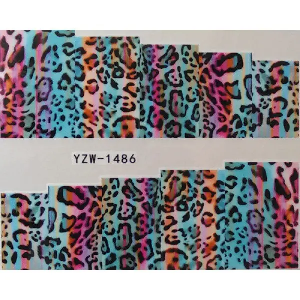 Art Deco Nail Art Decal Yzw1486 1