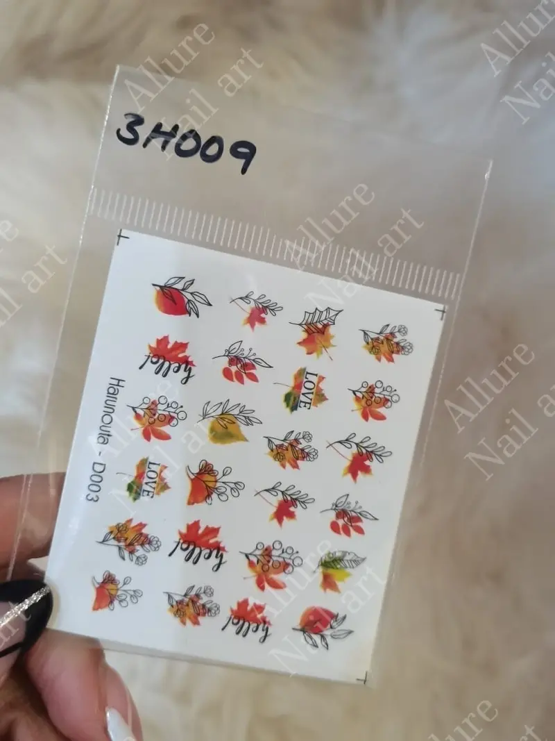 Artistic Abstract Nail Sticker – 3H009 1