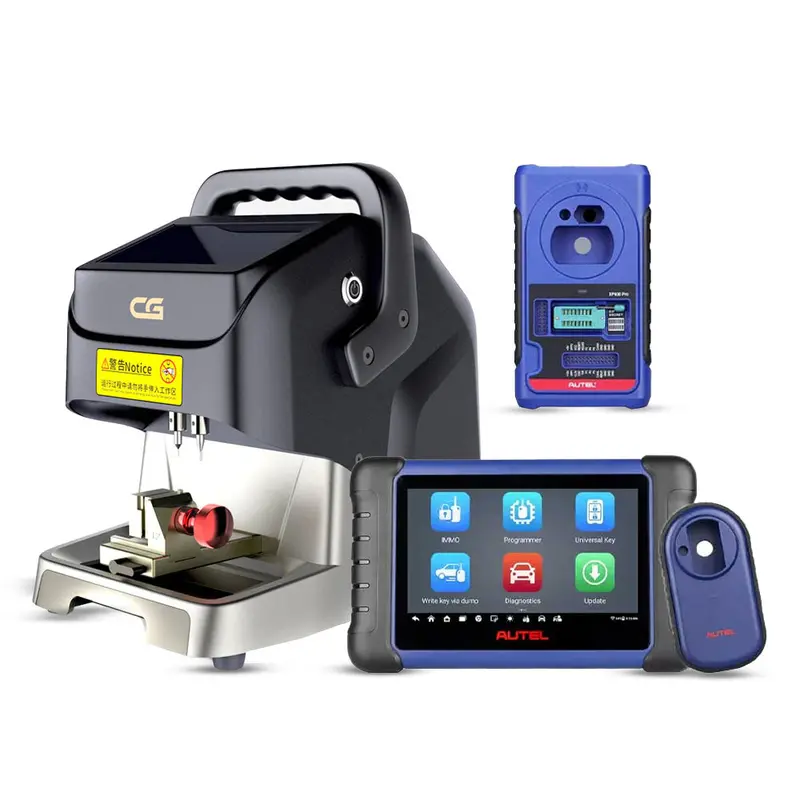 Autel Im508S Key Programmer Kit Featuring Xp400 Pro Transponder Reader And Cgdi Godzilla Key Cutter 1