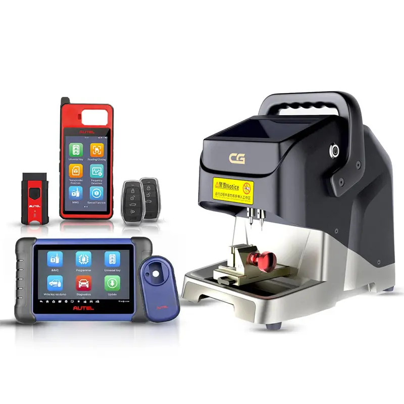 Autel Maxiim Im508S Key Programmer Bundle: Km100 Key Generator + Cgdi Godzilla Auto-Cutting Machine 1