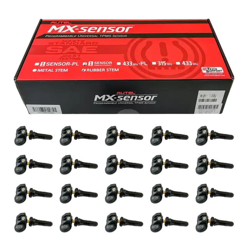 Autel Mx-Sensor Rubber-Stem Tpms Sensors – Bulk Pack Of 20 1