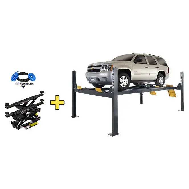 Bendpak Hds-14Lsxe 14,000-Lb Extended-Reach Alignment Lift Package 1