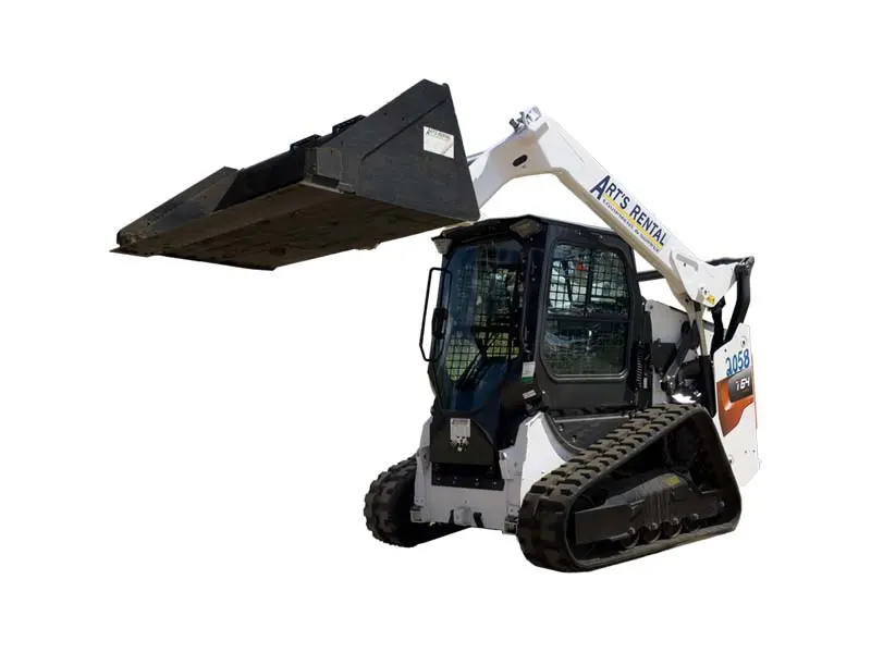 Bobcat T590/T64 Skid Steer – Cab, Rubber Tracks, Pilot Controls 1