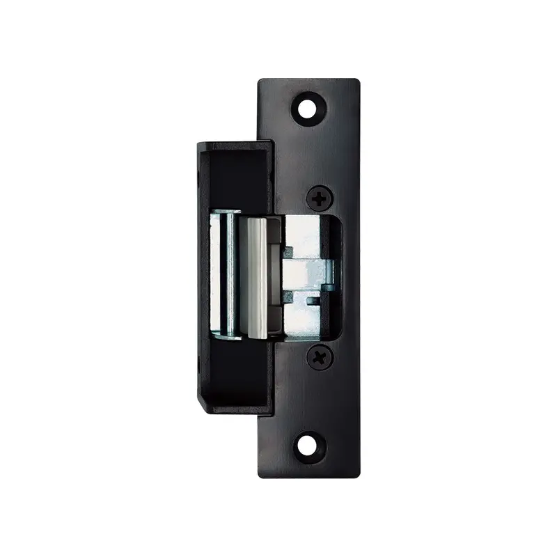 Camden Cx-Ed2079-Bk Grade 2 Low-Profile Ansi Universal Electric Strike For Cylindrical Locks – Three Black Faceplates 1
