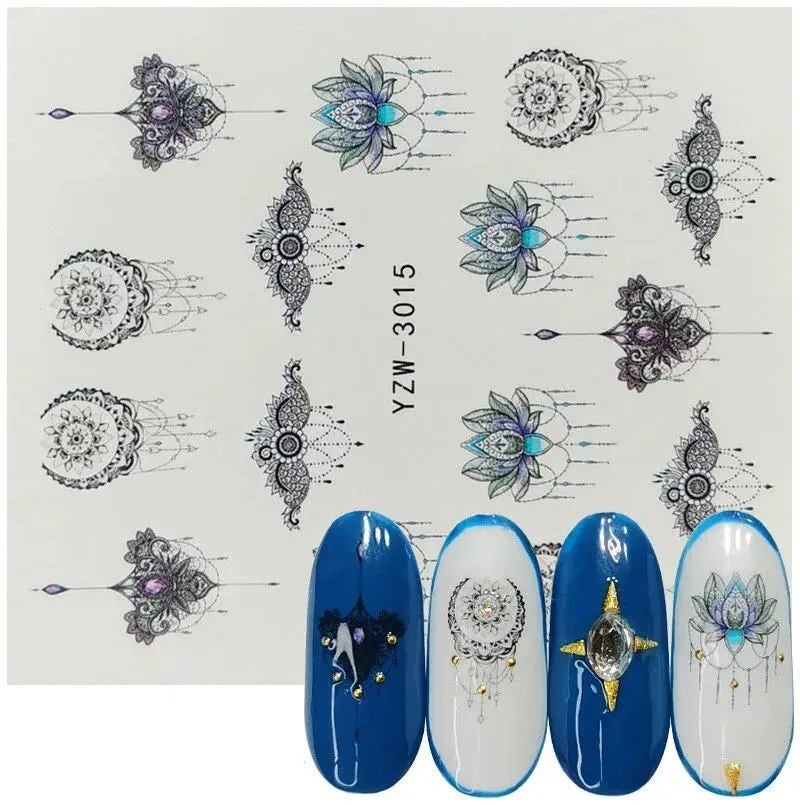 Celestial Theme Nail Sticker Yzw3015 1