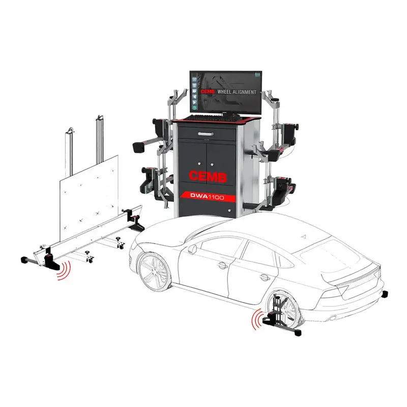 Cemb Dwa1100Adas Wireless Ccd Wheel Alignment System With Adas Calibration 1